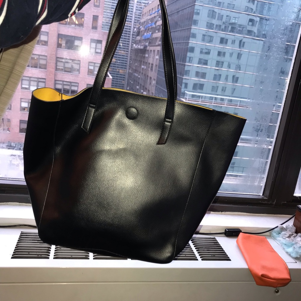 Forever 21 Leather Large Tote (perfect work bag)